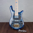 Spector Euro 5 LT Poplar Burl Over Ash 5-String Electric Bass Guitar - Faded Light Blue Gloss - CHUCKSCLUSIVE - #]C121NB23304