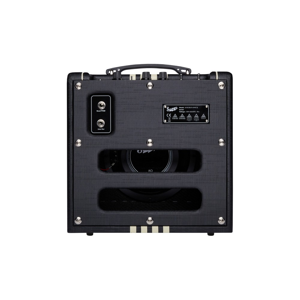 Supro Delta King 8 1x8-Inch Guitar Combo Amplifier - Black/Cream - New