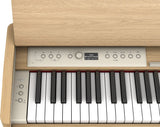 Roland F701 Digital Piano - Light Oak