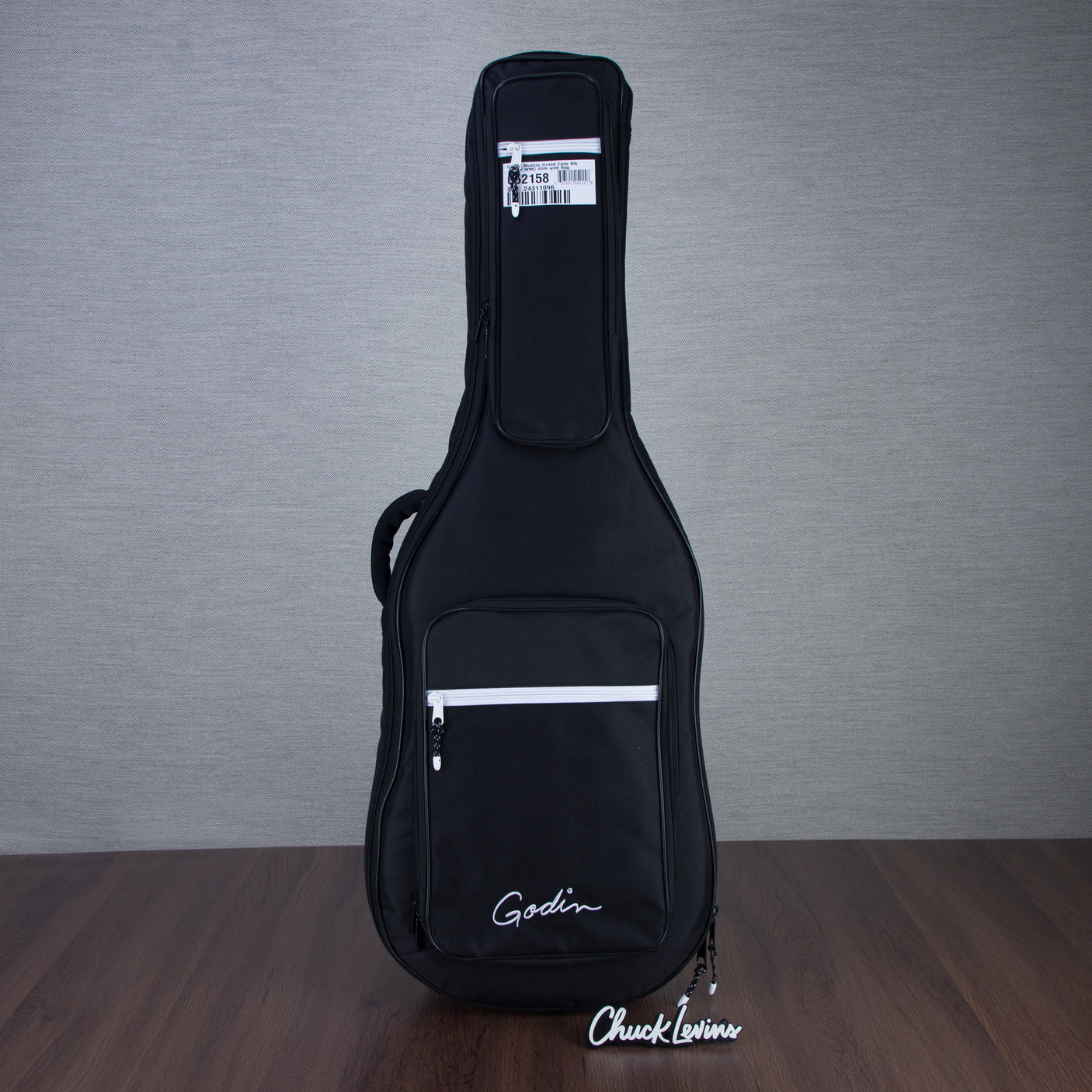 Godin MultiAc Grand Concert SA Nylon String Acoustic-Electric Guitar - Trans Black - CHUCKSCLUSIVE - #24311096