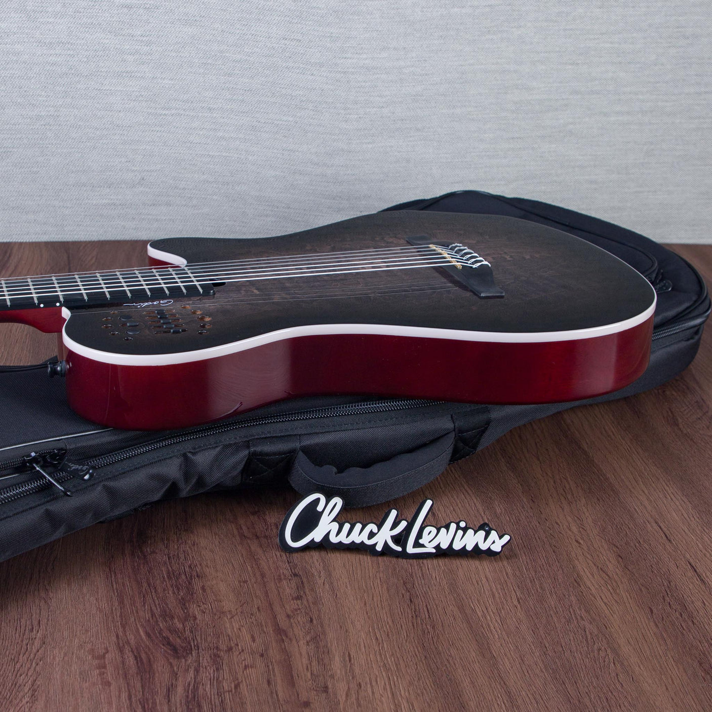 Godin MultiAc Grand Concert SA Nylon String Acoustic-Electric Guitar - Trans Black - CHUCKSCLUSIVE - #25313173