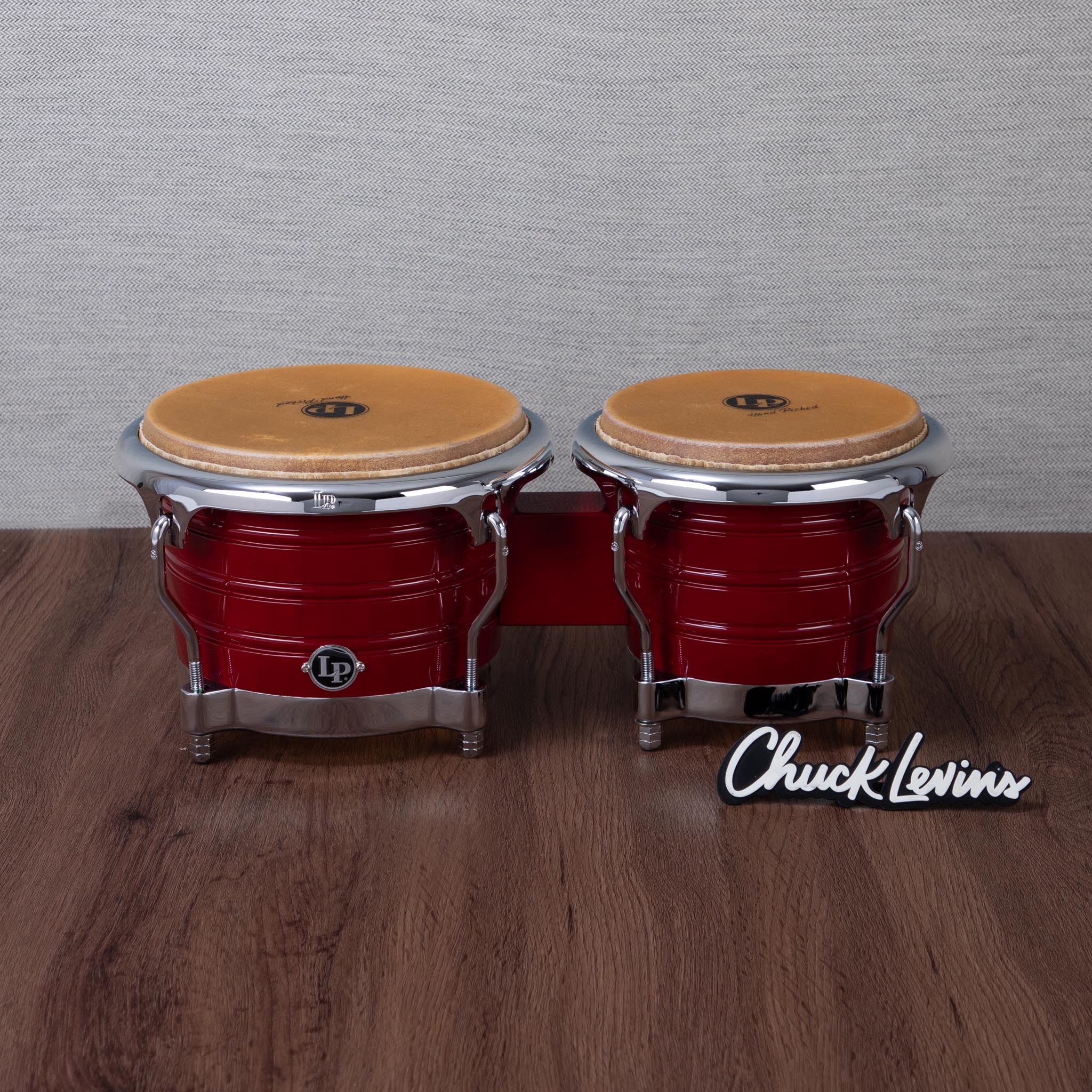 LP ボンゴ GENERATION II LP Generation II Bongos - Wine Red with Chrome Hardware – Chuck