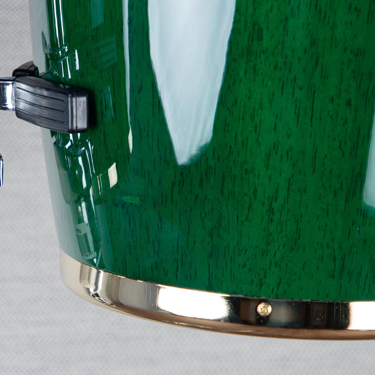 LP Custom Shop Junior Wood Conga Set - Green with Gold Hardware