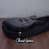PRS S2 Custom 24-08 Poplar Burl Electric Guitar - Charcoal Burst - #S2089421