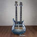 PRS Private Stock #8979 Double Neck 24 Electric Guitar - Indigo Glow - #22331386