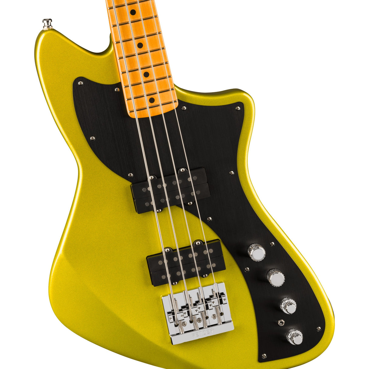 Fender American Ultra II Meteora Electric Bass Guitar, Maple Fingerboard - Solar Flare