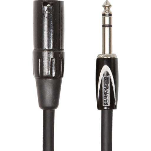 Roland RCC-10-TRXM 10-Foot Interconnect Cable 1/4-Inch TRS-XLR Male - Black Series