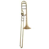 Bach 42AG Stradivarius Professional Tenor Trombone, Lacquer with Gold Brass Bell, Hagmann Valve - Open Box, Mint