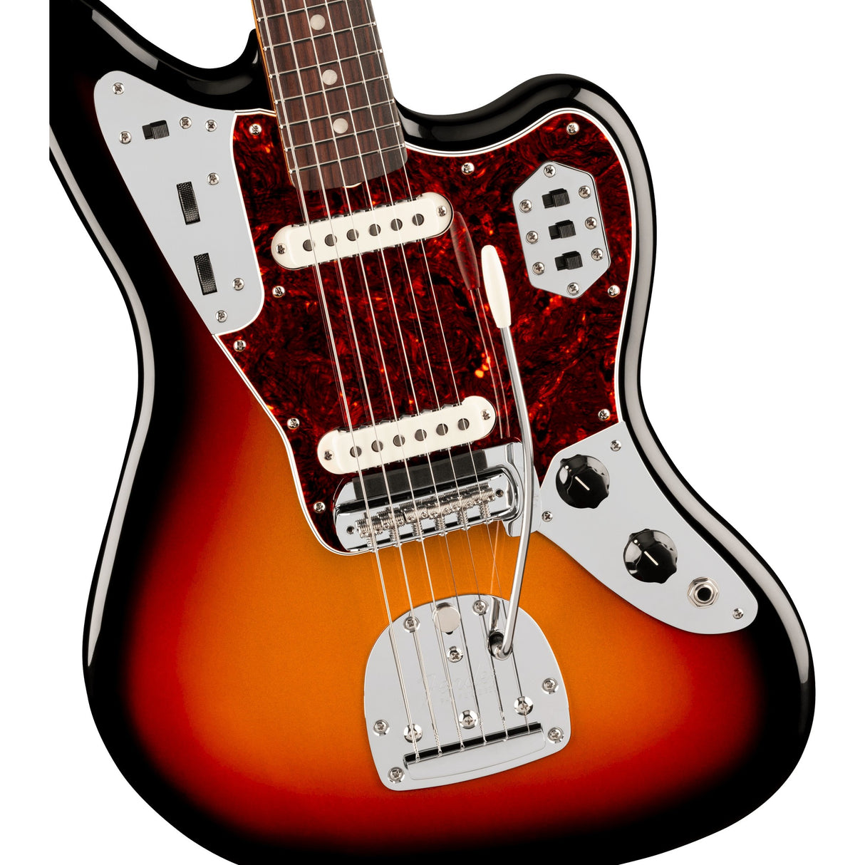 Fender Vintera III Mid '60s Jaguar Electric Guitar, Rosewood Fingerboard - 3-Color Sunburst