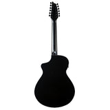 Breedlove Discovery S Concert Double Course 12-String Acoustic Electric Guitar - Satin Black