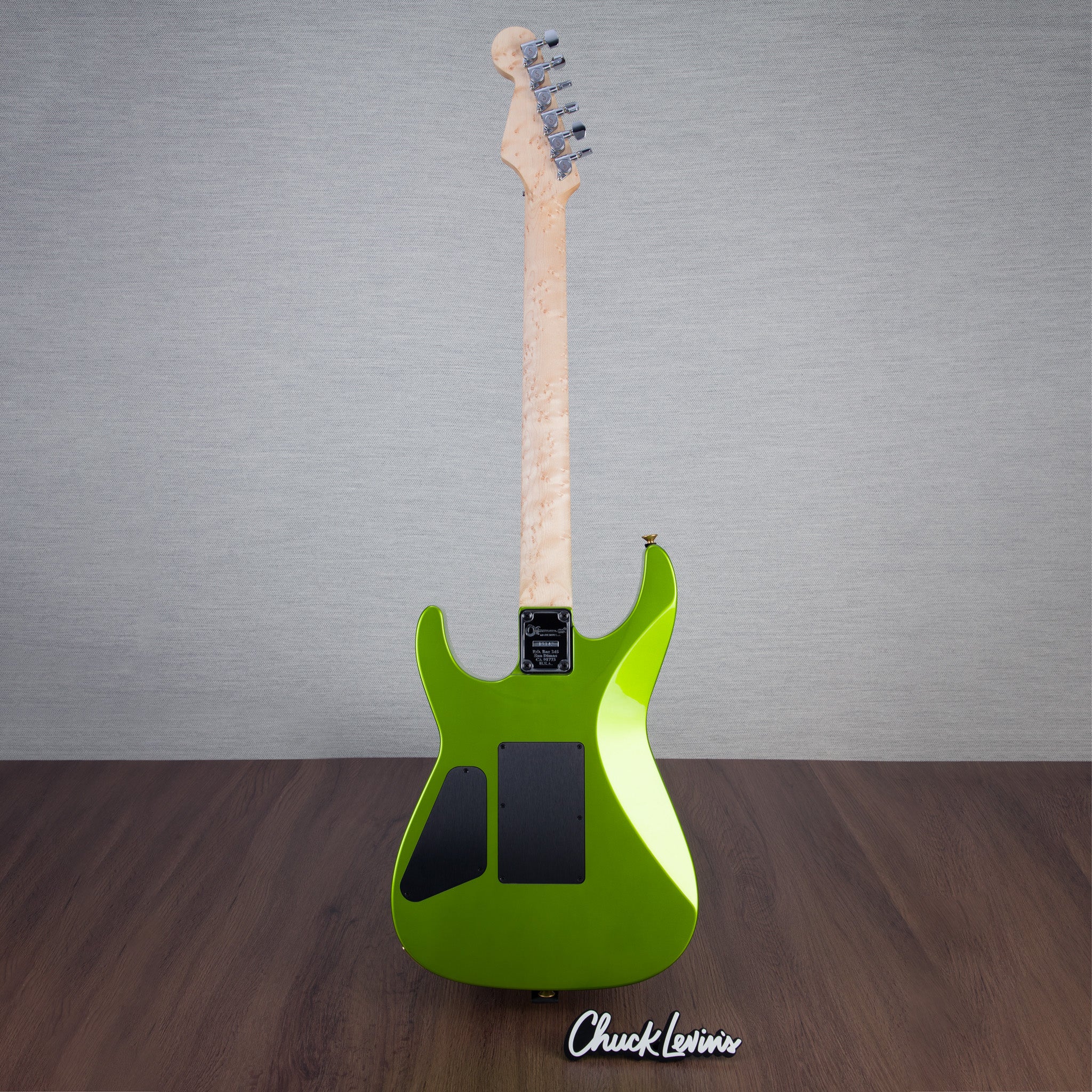 Charvel Masterbuilt Dinky 2H Electric Guitar - Lime Green Metallic