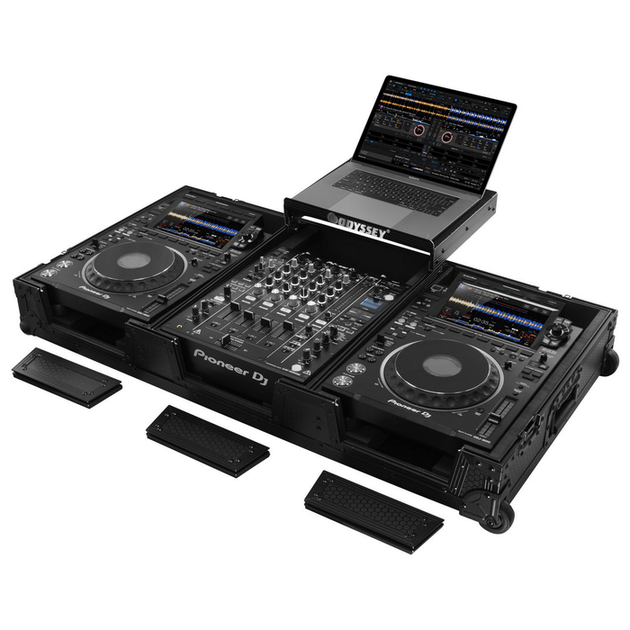 Odyssey Industrial 12-Inch Mixers and Two Pioneer CDJ-3000 Board Case