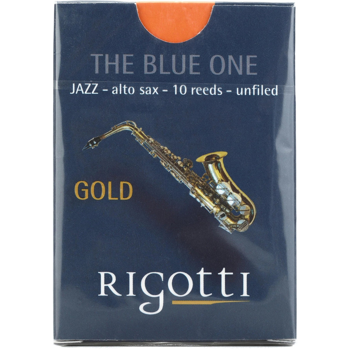 Rigotti RG.JSA Gold Jazz Alto Saxophone Reeds - 3.5 Medium (10-Pack)