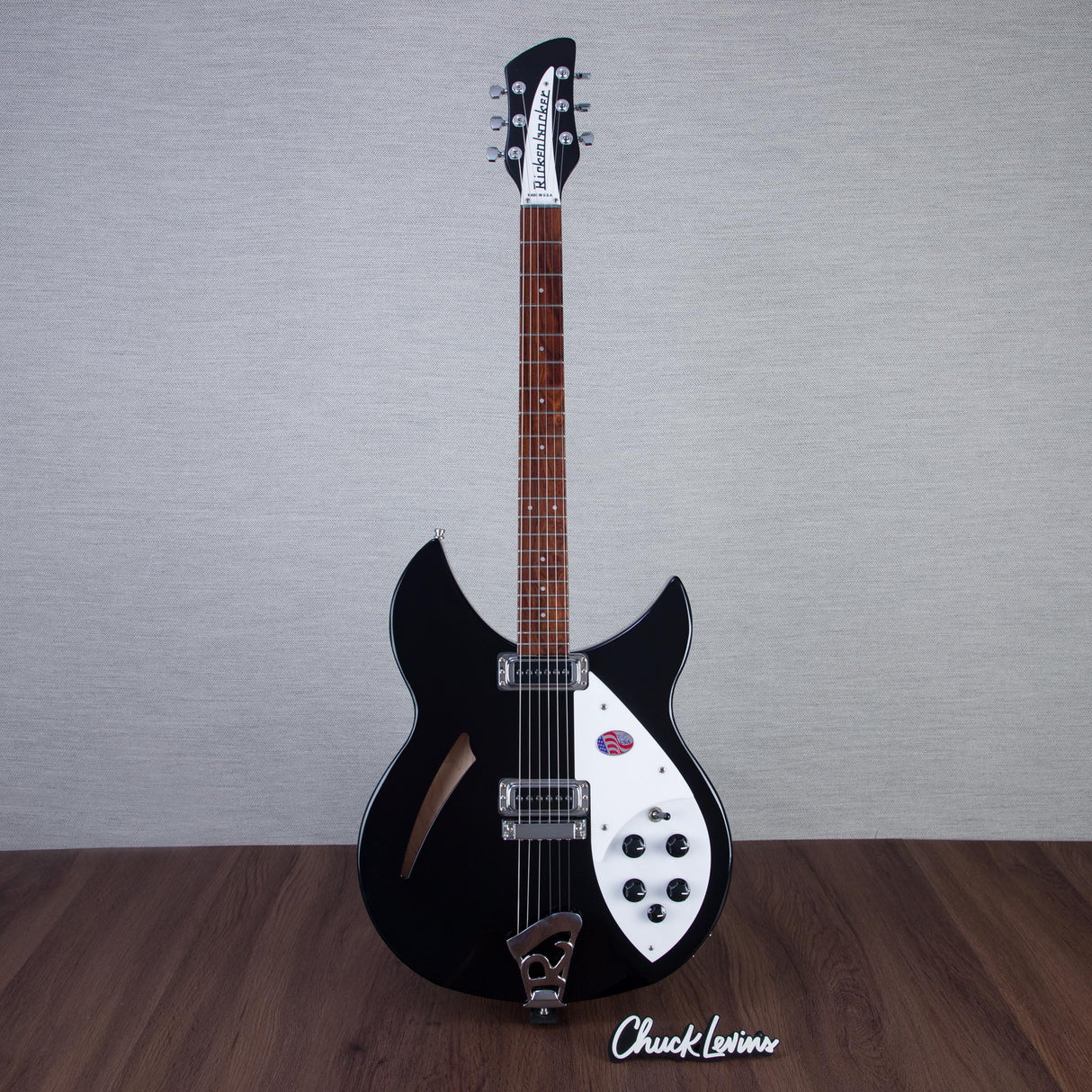 Rickenbacker 330 Semi-Hollowbody Electric Guitar - Jetglo - #2521739