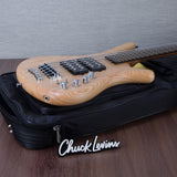 Warwick Pro Series Corvette 5-String Electric Bass Guitar - Natural Transparent Satin - #GPS L 010778-22