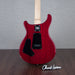 PRS CE24 Flame Maple Electric Guitar, Ebony Fingerboard - Scarlet Red - CHUCKSCLUSIVE - #230363638