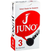 Juno Bb Clarinet Reeds - #3.0 , Box of 25