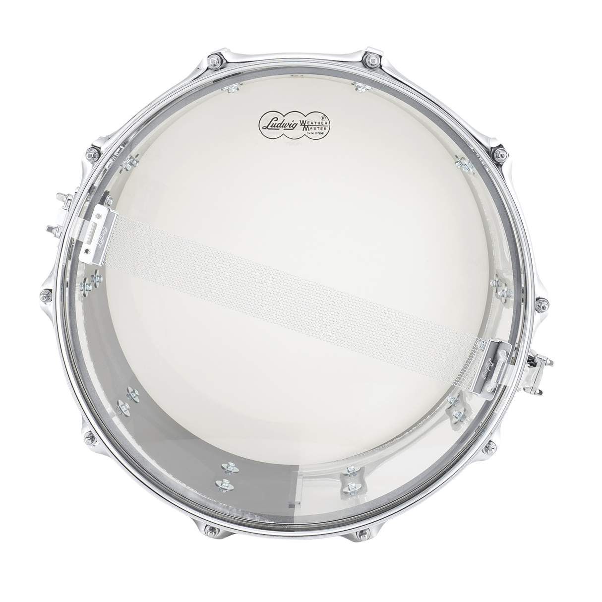 Ludwig VistaLite VL50 6.5x14 50th Anniversary Snare - Smoke/Clear