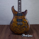 PRS S2 Custom 24-08 Poplar Burl Electric Guitar - Black Gold Burst - #S2089509