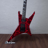 Jackson Custom Shop Warrior Electric Guitar - Snake Skin Red - #J11248