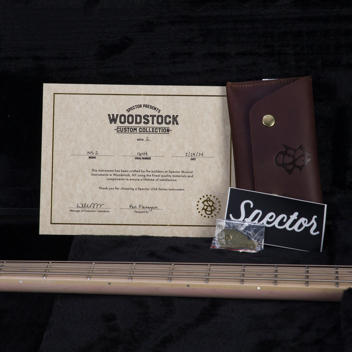Spector USA NS-2 Fen - Woodstock Custom Collection V2 Electric Bass Guitar - #1644