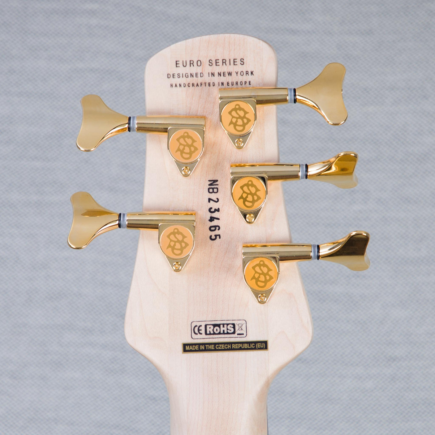 Spector Euro 5 LT Solid Korina Wings 5-String Electric Bass Guitar - Natural Satin - CHUCKSCLUSIVE - #NB23465