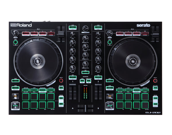 Roland DJ-202 DJ Controller W/ Serato DJ Pro – Chuck Levin's