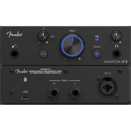 Fender Quantum LT 2 USB-C Audio Interface