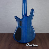 Spector Euro 5 LT Poplar Burl Over Ash 5-String Electric Bass Guitar - Faded Light Blue Gloss - CHUCKSCLUSIVE - #]C121NB23330