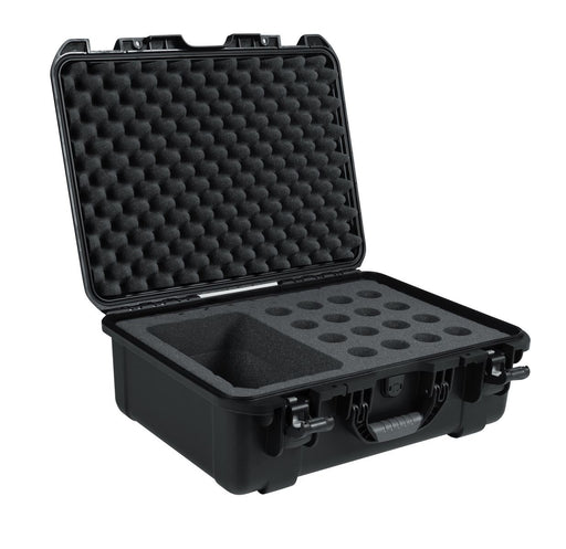 Gator Cases GM-16-MIC-WP Titan Series Waterproof Wired Microphone Case - 16 Mics