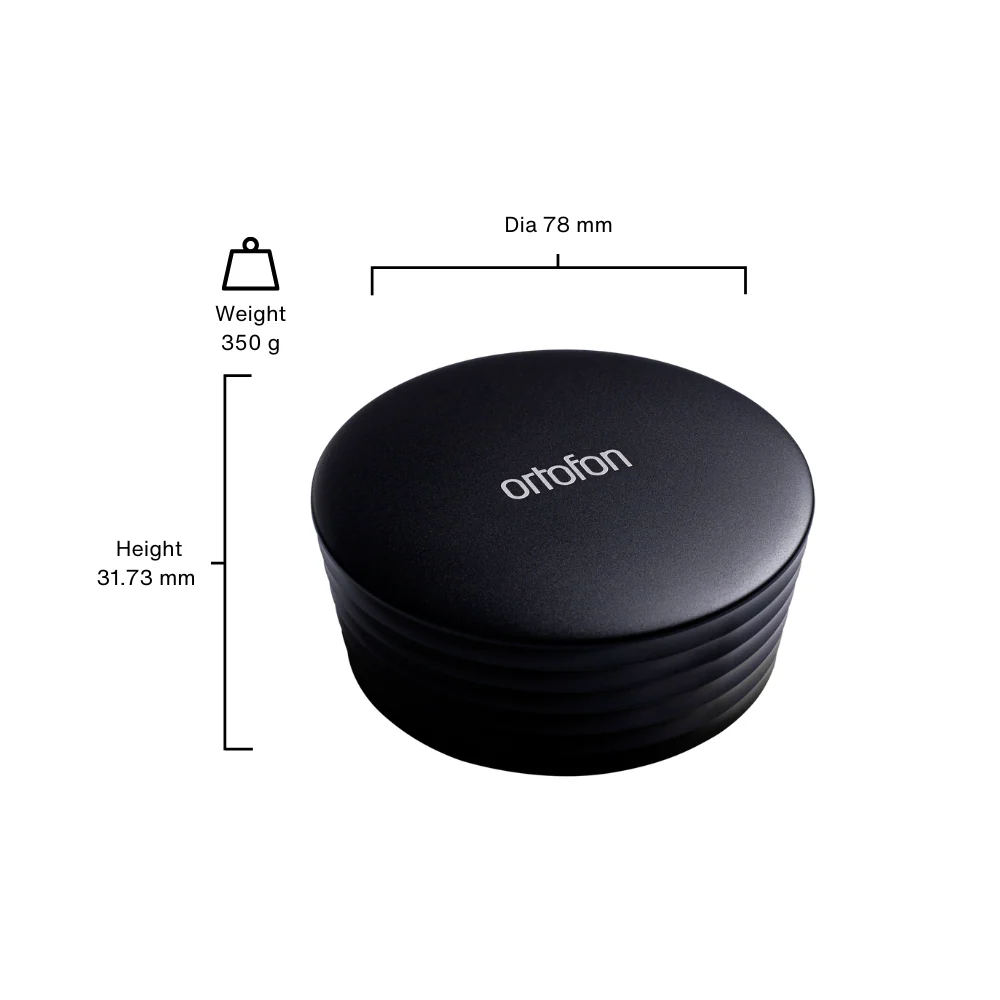 Ortofon Record stabilizer - Black - 350g