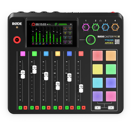 RODE RODECaster Pro II Integrated Audio Production Console - Mint, Open Box