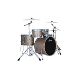 Ludwig Evolution 6-Piece Drum Kit with 22-Inch Kick - Prosecco Sparkle
