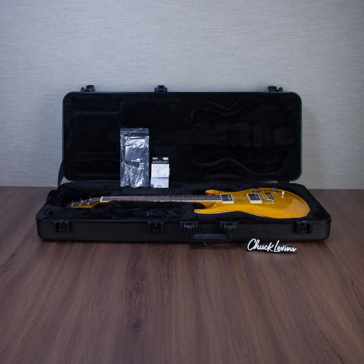PRS Wood Library McCarty Tremolo With 408 Switching Electric Guitar - Vintage Yellow - #260429757