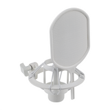 Yamaha YCM705 W Condenser Microphone with Shock Mount and Pop Filter - White