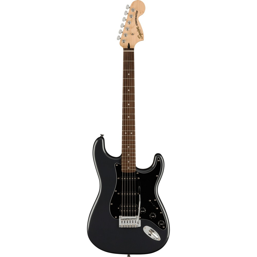 Squier Affinity Series Stratocaster HSS Pack - Charcoal Frost Metallic, Laurel Fingerboard - New