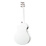 Breedlove Discovery S Concert Acoustic Electric Guitar - Satin White