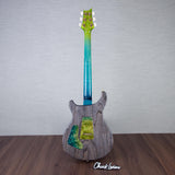 PRS Private Stock Custom 24 Electric Guitar - Laguna Glow/Charcoal Wash - #250410405