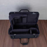 Marcus Bonna Compact Triple Case for Piston Trumpets and Flugel - Black