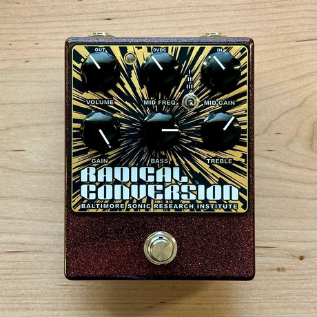 Baltimore Sonic Research Institute Radical Conversion Discrete Opamp Distortion Pedal