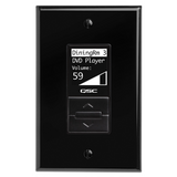 QSC MP-MFC-BK Decora Style Multi-Function Controller for MP-M Zone Mixers - Black