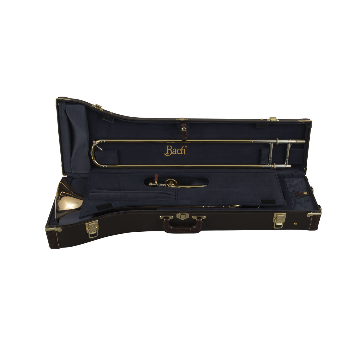 Bach 42AG Stradivarius Professional Tenor Trombone, Lacquer with Gold Brass Bell, Hagmann Valve - Open Box, Mint