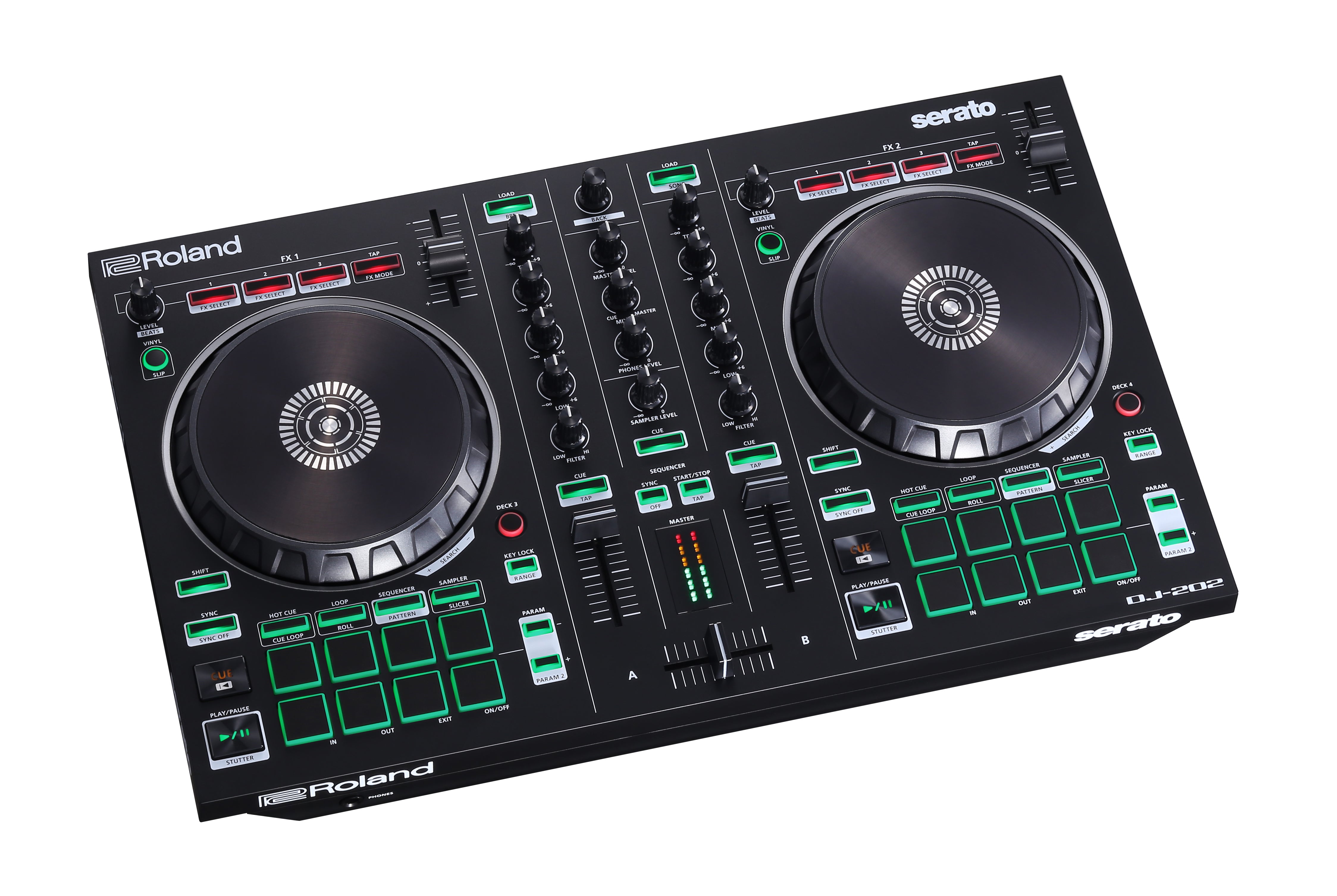 Roland DJ-202 DJ Controller W/ Serato DJ Pro – Chuck Levin's