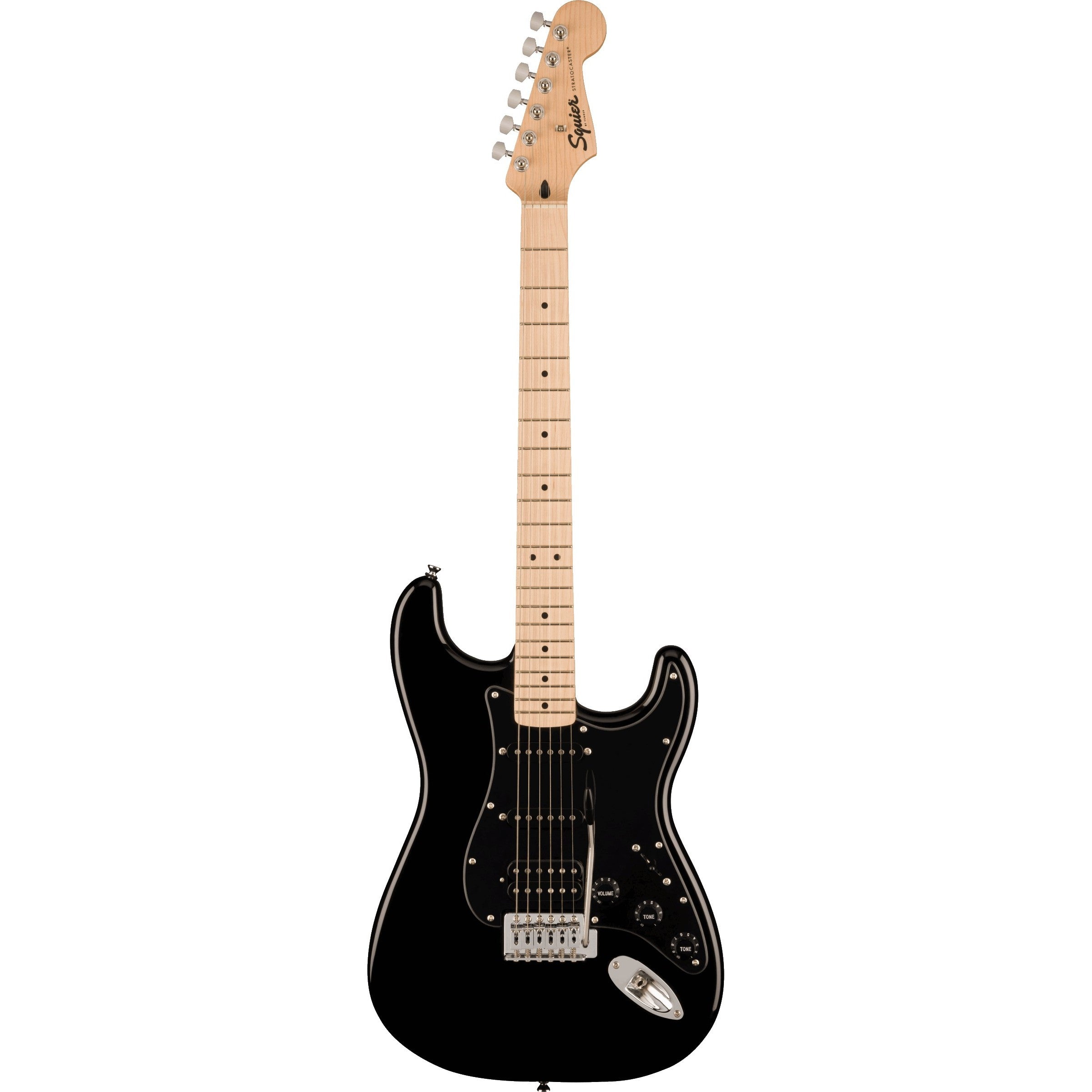 Squier Sonic Stratocaster HSS Electric Guitar - Black – Chuck