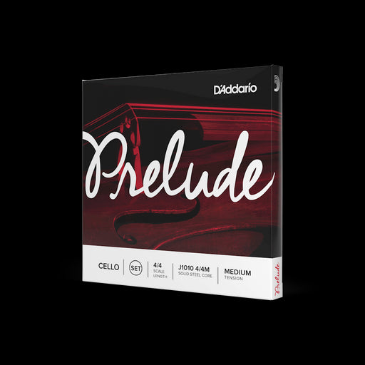 D'Addario Prelude Cello String Set - 4/4 Scale Medium Tension J10104/4M
