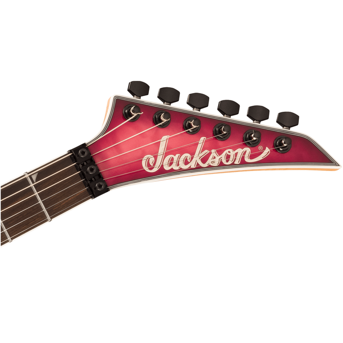 Jackson Pro Plus Series Soloist SLA3Q, Ebony Fingerboard Electric Guitar - Fuschia Burst - New