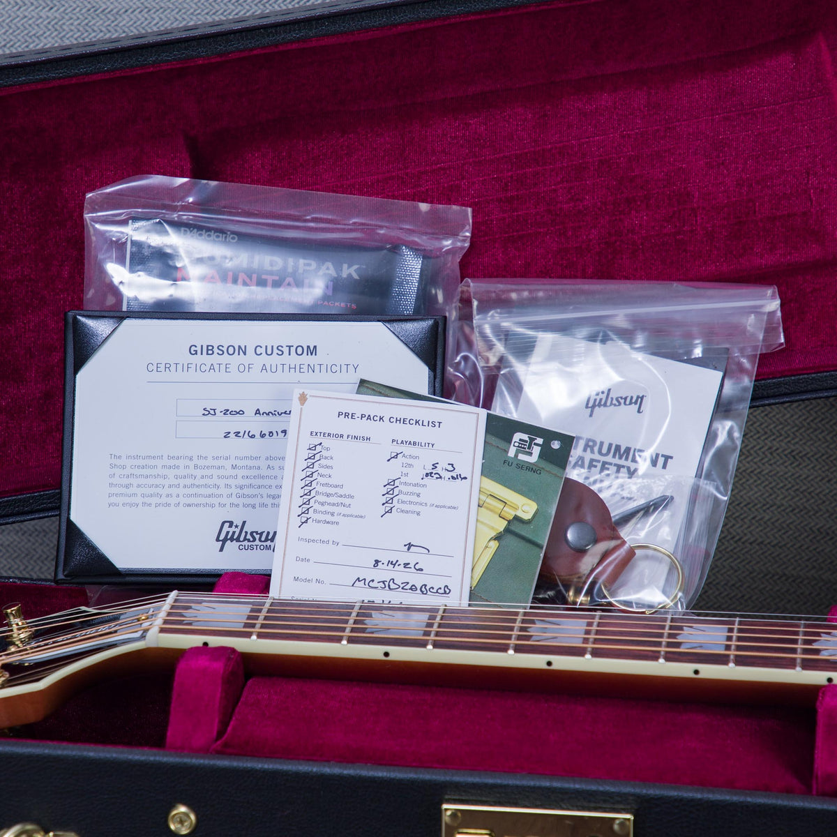 Gibson Limited Edition Custom Shop SJ-200 Anniversary Maple/Bearclaw Sitka Spruce Acoustic Electric Guitar - Cremona Burst - #22166019