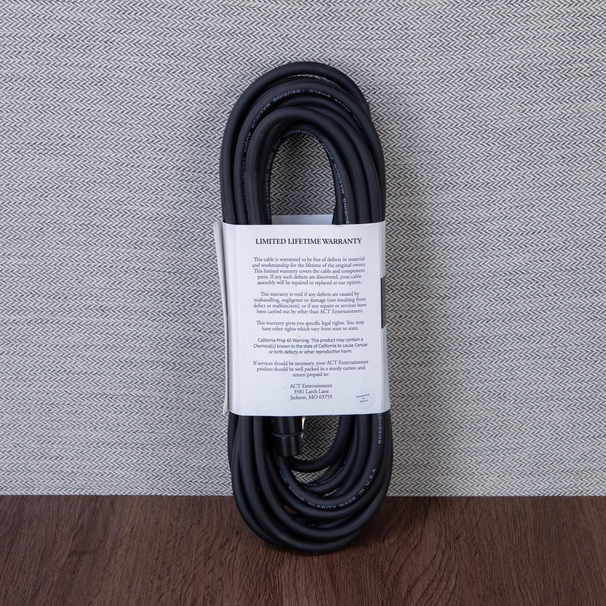 Chuck Levins LGXR-25-WM 25-Foot Balance LGX Cable - Right Angle Male XLR