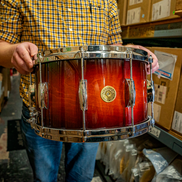 Gretsch 8" x 14" USA Custom Snare Drum - Savannah Sunset Gloss