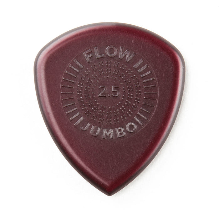 Dunlop 547P250 Flow Jumbo Grip Guitar Picks - 2.5mm (3-Pack)